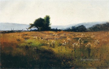 Vista de la montaña desde el paisaje de High Field Willard Leroy Metcalf Pinturas al óleo